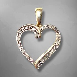 925 sterling silver pendant heart